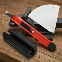 3 Pieces Allall-in-1 Piece Golf Grip Replacement Kit Grooved Channel Golf Regripping Kit Retractable Hook Blade Ribbed Rubber