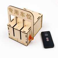 STEM Wireless Control Model Kit Buildable Parking Lock Model 3D Toy Laser-Cut for Children, Science Fair, Classroom