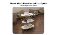 With Wheels Multi-Tier Beverage Trolley Easy to Clean Rolling Beverage Cart Sturdy Metal Frame Rolling Bar Cart Heavy Duty for Event Planners, Business Owners, Hotel, Parties, Living Room, Kitchen