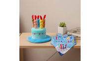 Pet Birthday Hat with Bib Social Media-Worthy Pet Birthday Costume Snap-Worthy Party Hat for Pets, Geese, Photoshoots