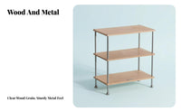 Multi-Level Shelving Unit Stylish Design Multi-Level Display Rack Space-Saving
