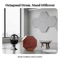 Portable Box Drum Flamenco & Design Octa& Travelnal Percussion Box Easy to Play Percussion Instrument for Percussionists, Musicians
