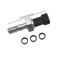 Threaded Hydraulic Brake Sensor Easy to Install Pressure Switch with Sealing Rings Compatible Brake Pressure Brake Pressure Indicator with Washers Long-Lasting for UTV Maintenance