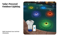 RGB Floater Light Waterproof IP67 Buoyant Water Luminaire Dispenser Color Changing Lights Solar Floater for Swimming Pools, Spas, Garden