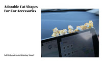 Versatile Decoration Car Dashboard Cat Ornament Ideal Gift Car Dashboard Cat Figure Easy To Install for Women, Office Workers, Home