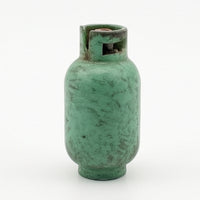 Model Gas Cylinder 1/64 Scale Gas Cylinder Model Distressed Ornament for Tabletop Layout