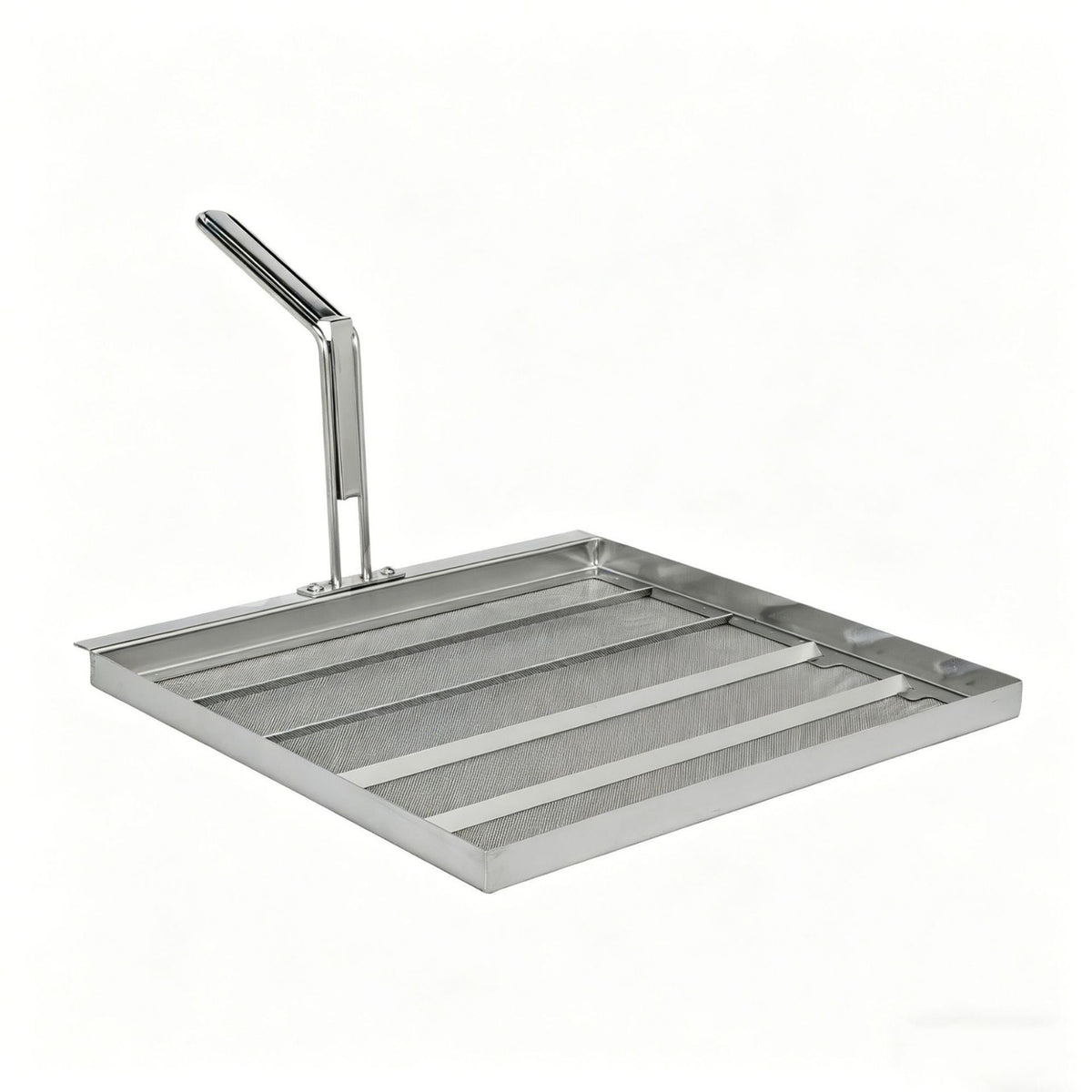 Deep Fryer Filter Screen with Detachable Handle Commercial Grade Deep Fryer Filter Screen with Handles Rectangular for Restaurants