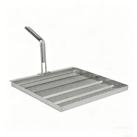 Deep Fryer Filter Screen with Detachable Handle Commercial Grade Deep Fryer Filter Screen with Handles Rectangular for Restaurants