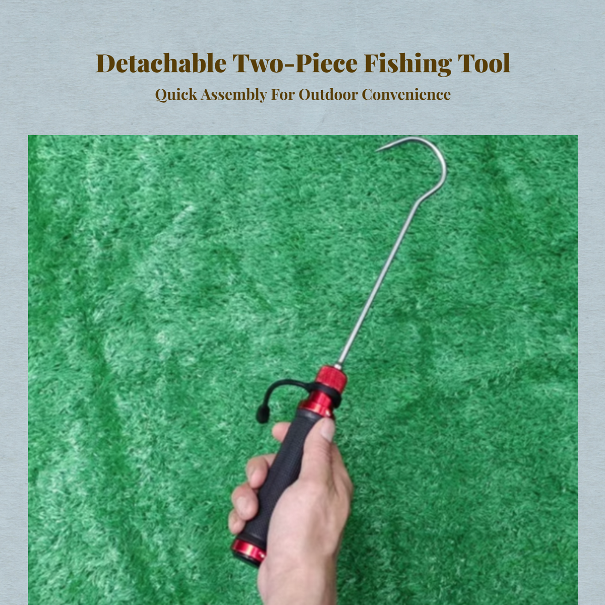 Multifunction Grappling Hook, Foam Handle, Outdoor Use