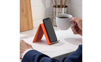 Silicone Phone Stand 360° Bending Deformable Desk Stand Scratch-Resistant Foldable Phone Holder for Office