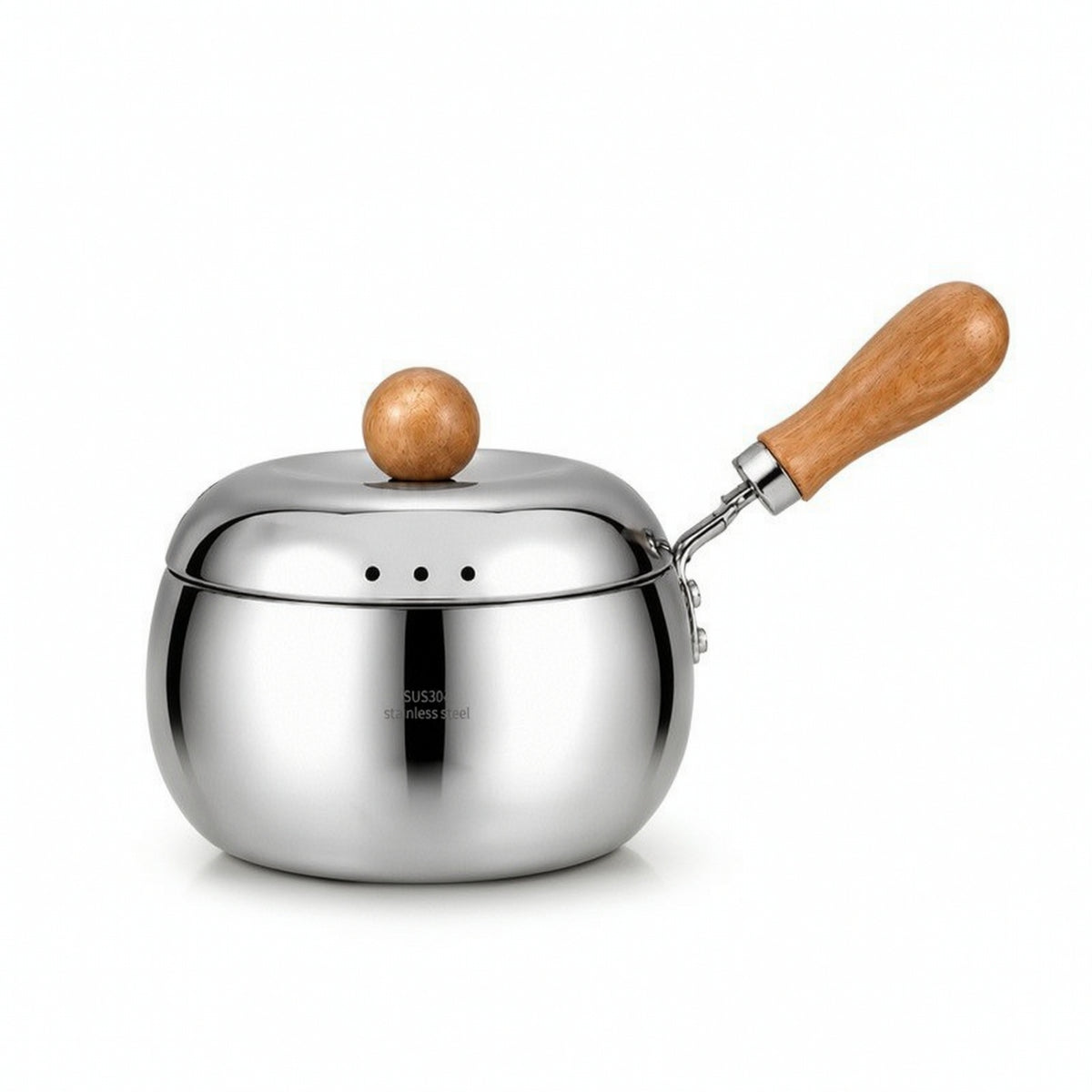 Milk Pot with Lid Food-Grade Milk Pot Compact for Singles, Parents