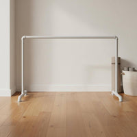 Freestanding Dance Bar with Adjustable Double Rail Stretching Bar Home Practice Bar Portable Home Workout Barre for Balance Flexibility Posture Suitable for Children Adults Home Studios Fitness Training