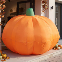 Inflatable Pumpkin Decoration Orange Pumpkin Inflatable Air-Filled for Yard, Lawn, Porch