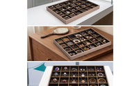 Jewelry Display Tray Compact Jewelry Organizer Tray Metal Modern for Dresser