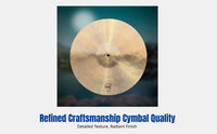 Hanging Cymbal for Band Percussion, Fine Texture, Random Size