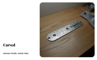 Carved Traditional Design Guitar Hardware Kit Sturdy Metal Construction Carved Pattern Guitar Hardware Instrument Accessories