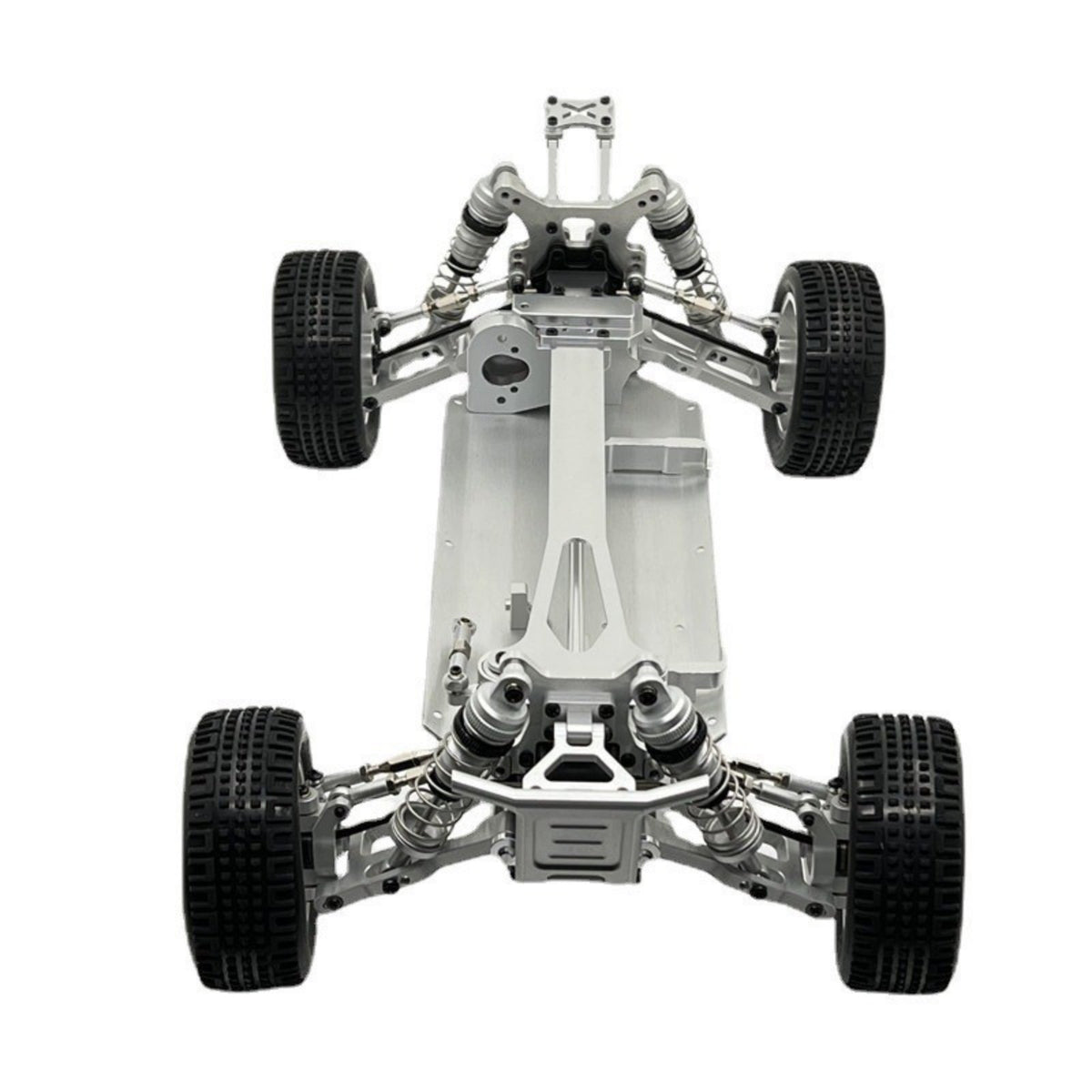 1/12 Scale RC Chassis Frame Easy Installation Metal RC Car Chassis Pre-Assembled 1/12 Scale Car Frame Kit for Rough Terrain