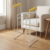 Sock Aid Device Carbon Steel Sock Assist Frame Foam Grips Open Mouth for People with Limited Mobility, Daily Dressing