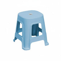 Thickened Design Stackable Square Stool Space-Saving Household Furniture Sturdy Backless Seat Easy to Clean for Families, Office Workers, Living Room, Kitchen, Bedroom, Bathroom