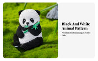 323 Pieces Creative Gift 3D Panda Memo Pad Multifunctional Panda Papercraft Block Includes Display Case for Children, School, Bedroom