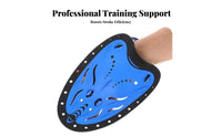 2 Pieces Swimming Hand Paddles Increases Resistance Swim Training Paddle Sturdy Adjustable Swim Paddles for Children, Beginners, Water Aerobics
