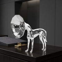 Dog Figurine Abstract Dog Sculpture Nordic for Entryway, Bedroom, Art Collectors