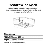 2-Tier Mug Stand for Coffee Lovers, Clear Acrylic Transparent Desktop Storage, Tea Cup Holder Double Layer Organizer Rack