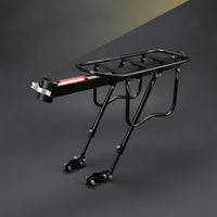 Rear Cargo Rack with Side Rails Clamp-on Two-Wheeler Rear Rack Reflective Stable for Commuters, Daily Commuting