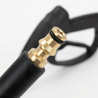 Car Cleaning and Car Wash Kit with Foam Sprayer, High Pressure Nozzle and Foam Lance Bundle, 1L Adjustable Foam Unit, Black and Brass Set