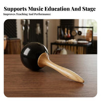 Black Handheld Maraca Beginner Friendly Maraca Shaker