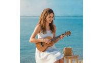 Soprano Ukuleles Beginner-Friendly Ukuleles with Rosewood Top Compact Stringed Instrument for Beginners, Students, Rehearsal Travel, Home