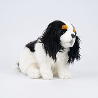 Cavalier King Charles Spaniel Stuffed Animal Lifelike Cavalier Spaniel Stuffed Animal Dog Plushie Realistic Stuffed Dog Toy