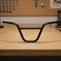 Black U-Shaped Cycle Handlebar Glossy Finish U-Shaped Bike Handlebar Cylindrical Cycle Accessory Thickened