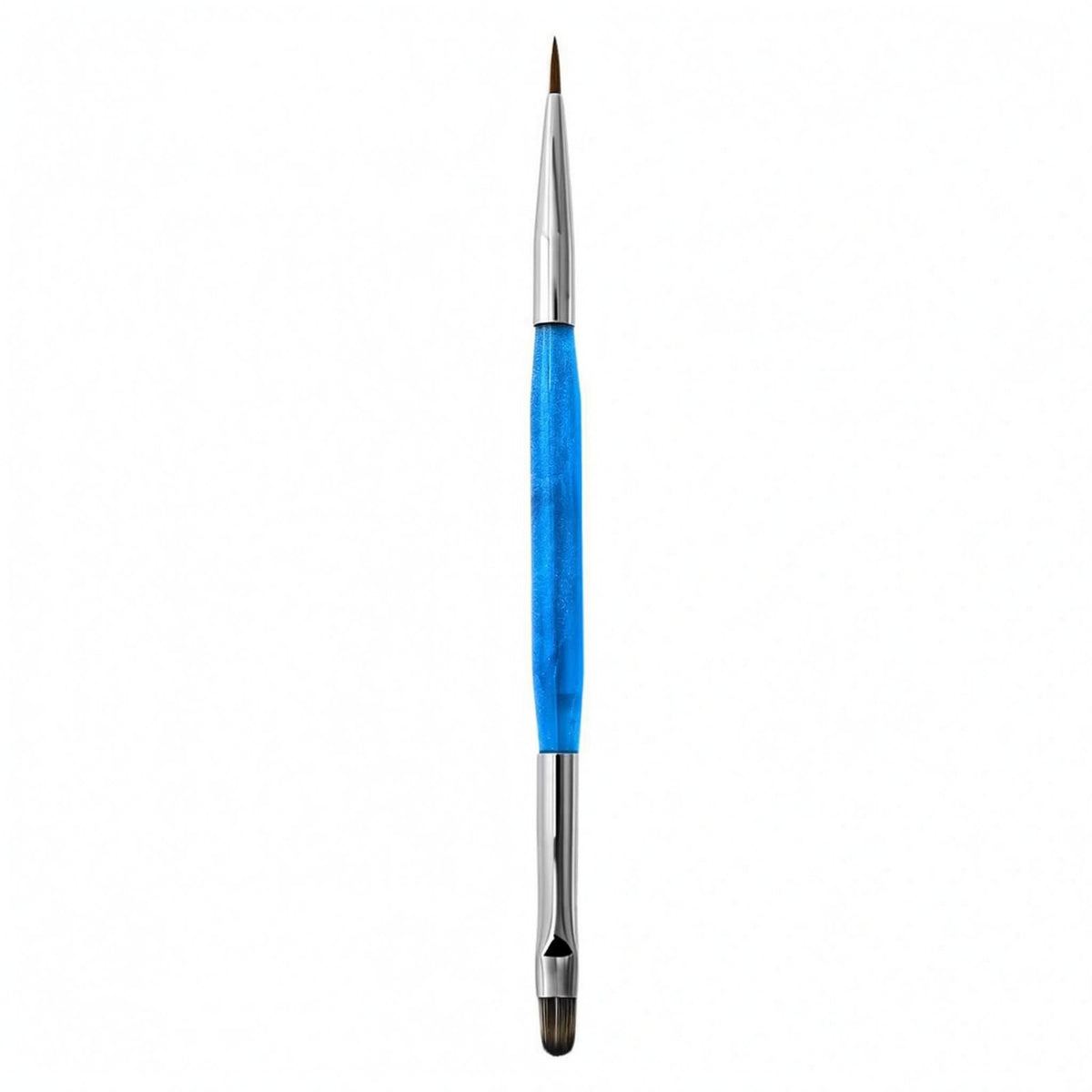 Metal Handle Double-Ended Nail Art Brush Fine Tip Double Ended Nail Brush
