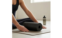 Textured Mini Foam Roller Hollow Handheld Massage Column Black Cylindrical Foam Roller Food Grade Expanded Polypropylene