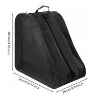Inline Skate Backpack Lightweight Design Roller Skate Backpack Breathable Mesh Panels Gear Storage for Skaters