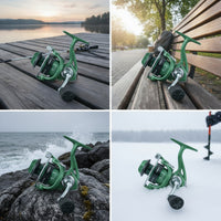 Ultralight Mini Reel Lightweight Small Compact Fishing Reel Portable Gear Foldable for Beginners, Travel