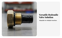 Car Lift Pressure Relief Valve Automatic Overpressure Release Auto Lift Pressure Relief Valve Dedicated Part for Mechanics, Garage