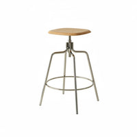 Nordic Design Adjustable rotating Counter Chair Minimalist and design Adjustable Pedestal Stool Stable Round Base Bar Seating Built-in Footrest for homeowners, Adults, Kitchen Island, Cafe, Pub