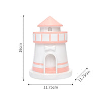 Pet Memorial Urn Conical Roof Lighthouse-Shaped Urn Round Base