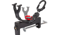 Clamp Fishing Rod Holder Multi Purpose Railing Fishing Rod Rest Space Saving for Bridge