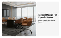 Modern Minimalist Design Adjustable Rolling Chair Light Luxury Aesthetic rotating Seat Ergonomic spinerest Computer Seating Support for Remote Workers, Students, Adults, Conference Room, Workspace