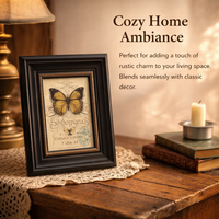 Picture Frame with Vintage Design for Home Decoration and Room Decor, Wall or Tabletop Photo Display for Art Collectors, Handcrafted European Style
