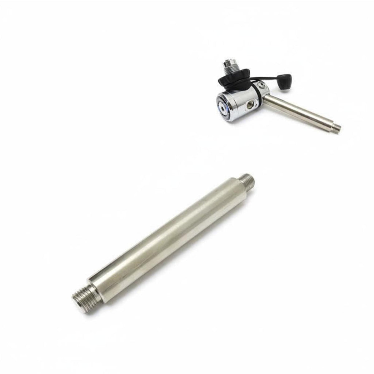 Diving First Stage Fixed Bar Easy Disassembly Regulator Maintenance Rod High and Low Pressure Ports Scuba Regulator Handle Bar for Dive Service