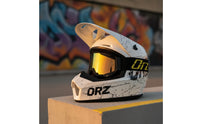 Motocross Helmet with Goggles Multi-Ventilated Dirt Bike Helmet with Goggles Breathable Lightweight for Riders, Downhill Biking