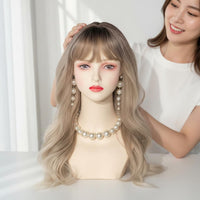 Cosplay Head Model Live Stream Prop True-to-Life Mannequin Head Life Size for Salon Owners, Photo Photography