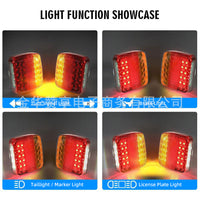 LED Trailer Truck Tail Light, Side Marker Light, Warning Light, European/American Standard, Universal Fit