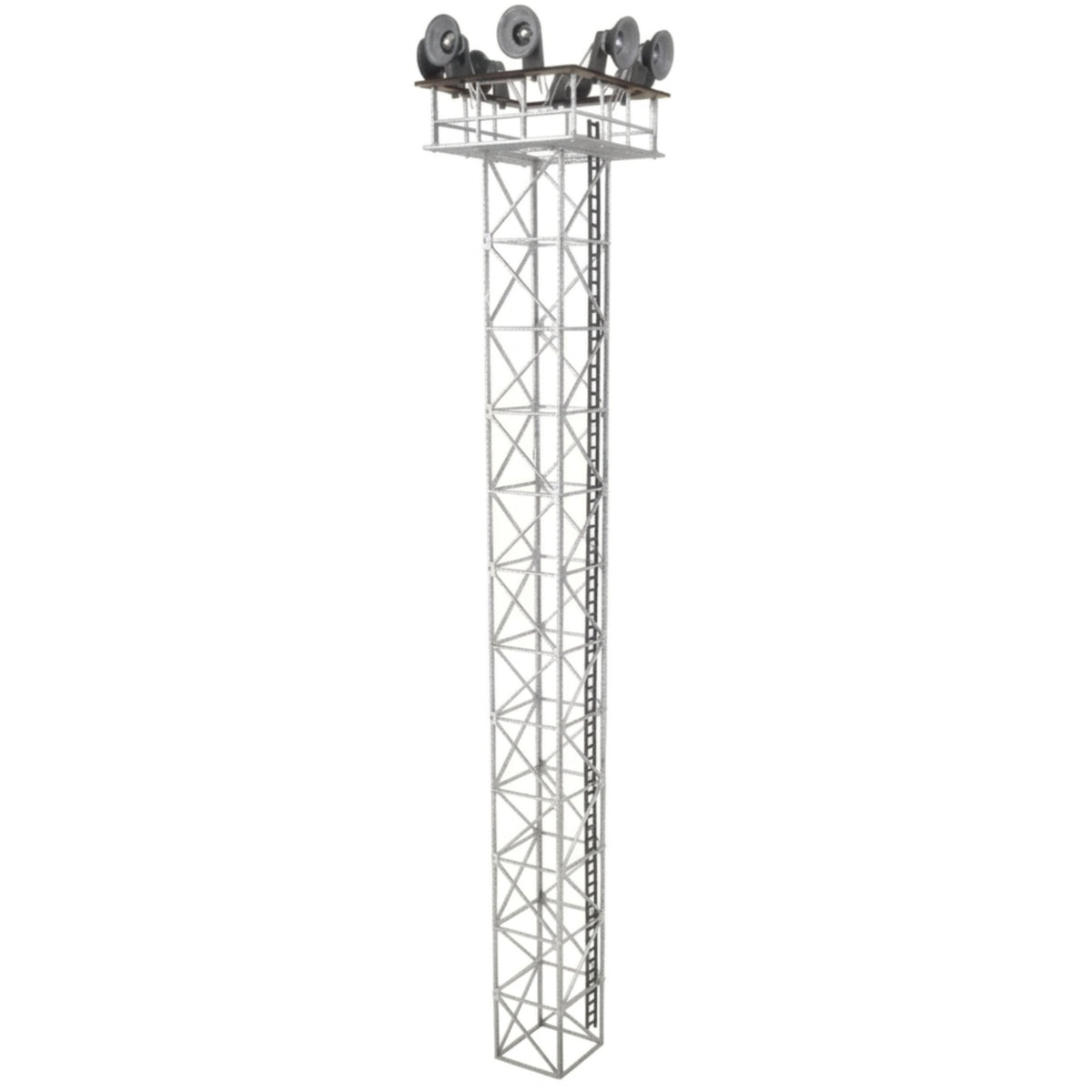 LED Beacon Station Model 1:87 Lattice Structure with Ladder Realistic HO Scale Structure Industrial for Collectors