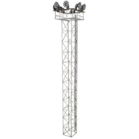LED Beacon Station Model 1:87 Lattice Structure with Ladder Realistic HO Scale Structure Industrial for Collectors