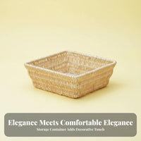 Woven container Set with Liners adaptable Household Storage Rustic and design